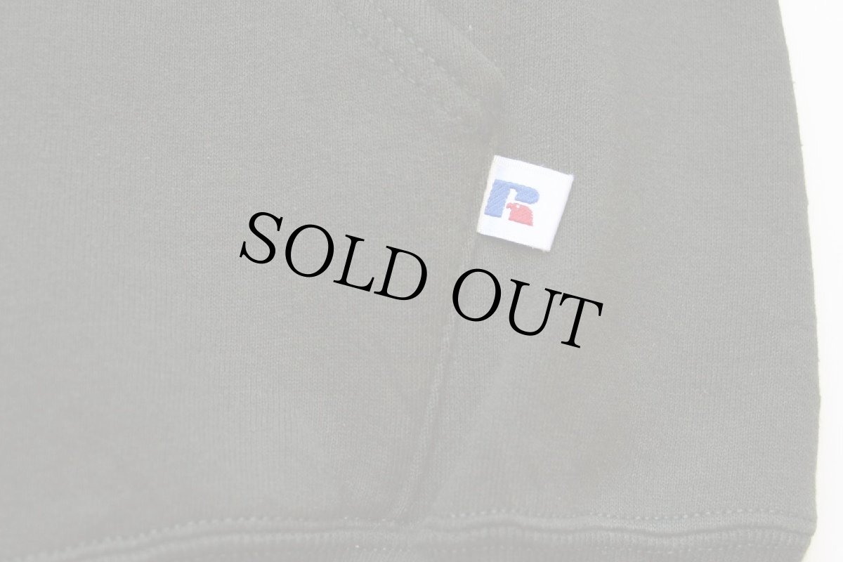 画像5: 90s メキシコ製 RUSSELLラッセル 無地 スウェットパーカー 深緑 M★フーディー ブランク (5)