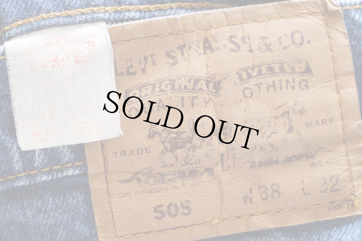 画像6: 90s Levi'sリーバイス 505 デニムパンツ ヒゲ w38 L32★140 (6)