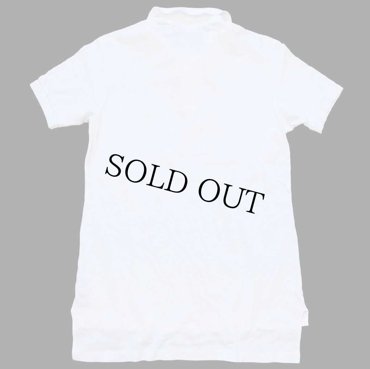 画像2: 80s IZOD LACOSTE ラコステ ワンポイント コットン 鹿の子 ポロシャツ 白 1/2 PATRON (2)