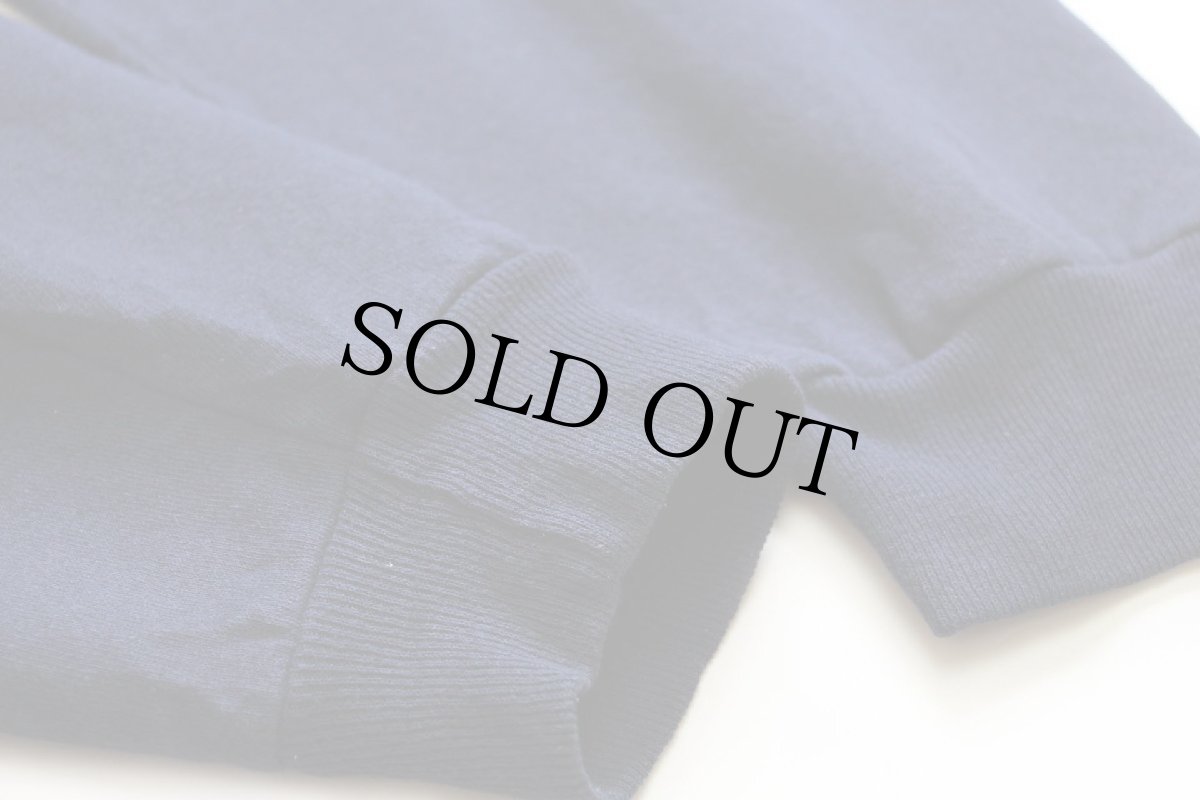 画像6: 90s メキシコ製 RUSSELLラッセル 無地 前V スウェット 紺 XXL★特大 ブランク (6)