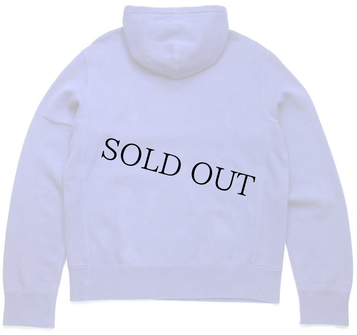 画像2: 00s ポロ ラルフローレン ワンポイント フード裏サーマル 前V スウェットパーカー 青 M (2)