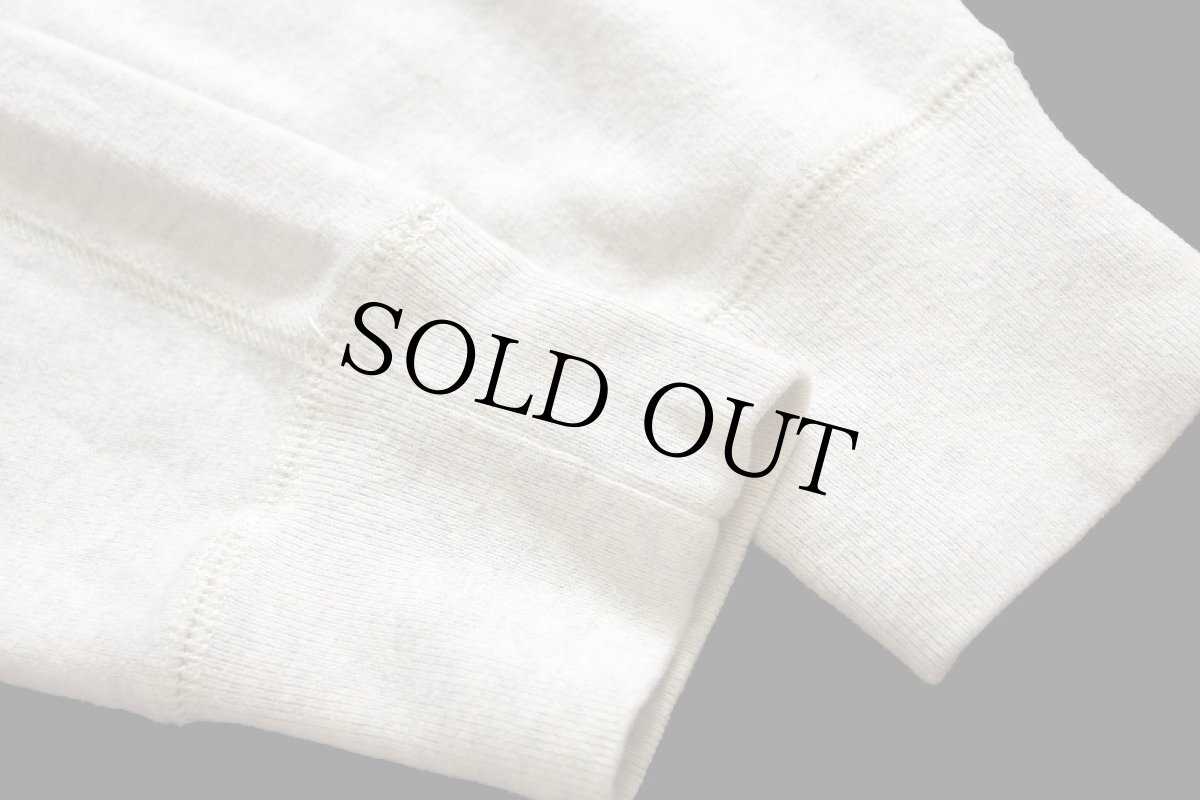 画像7: 00s ポロ ラルフローレン ワンポイント ヘンリーネック フード裏サーマル コットン カットソー パーカー オートミール S★スウェット (7)