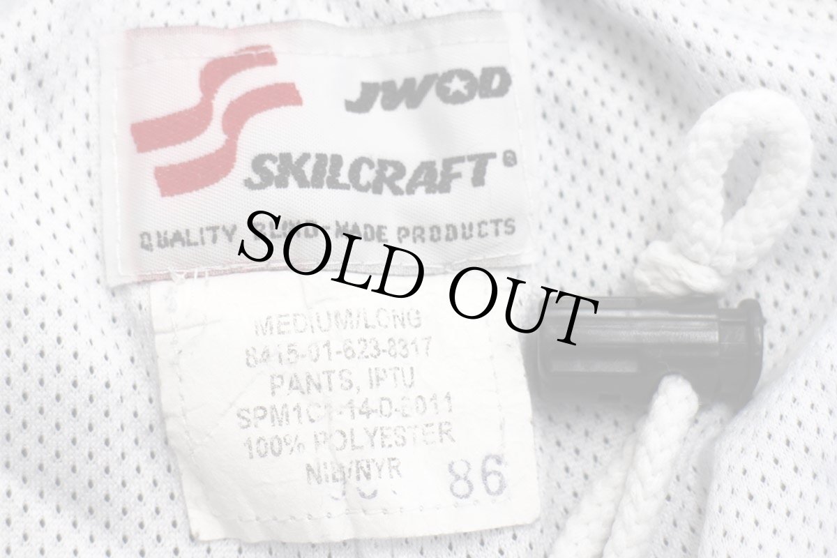 画像6: 14 米軍 U.S.AIR FORCE IPTU トレーニング ナイロンパンツ 紺 M/L★21 IPFU (6)