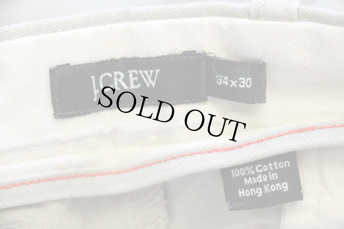画像6: 00s J.CREW カモ ドッグ 刺繍 総柄 コットン チノパン グレーベージュ w34 (6)