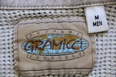 画像4: 90s USA製 GRAMICCIグラミチ ナイロンシャツ グレーベージュ (4)