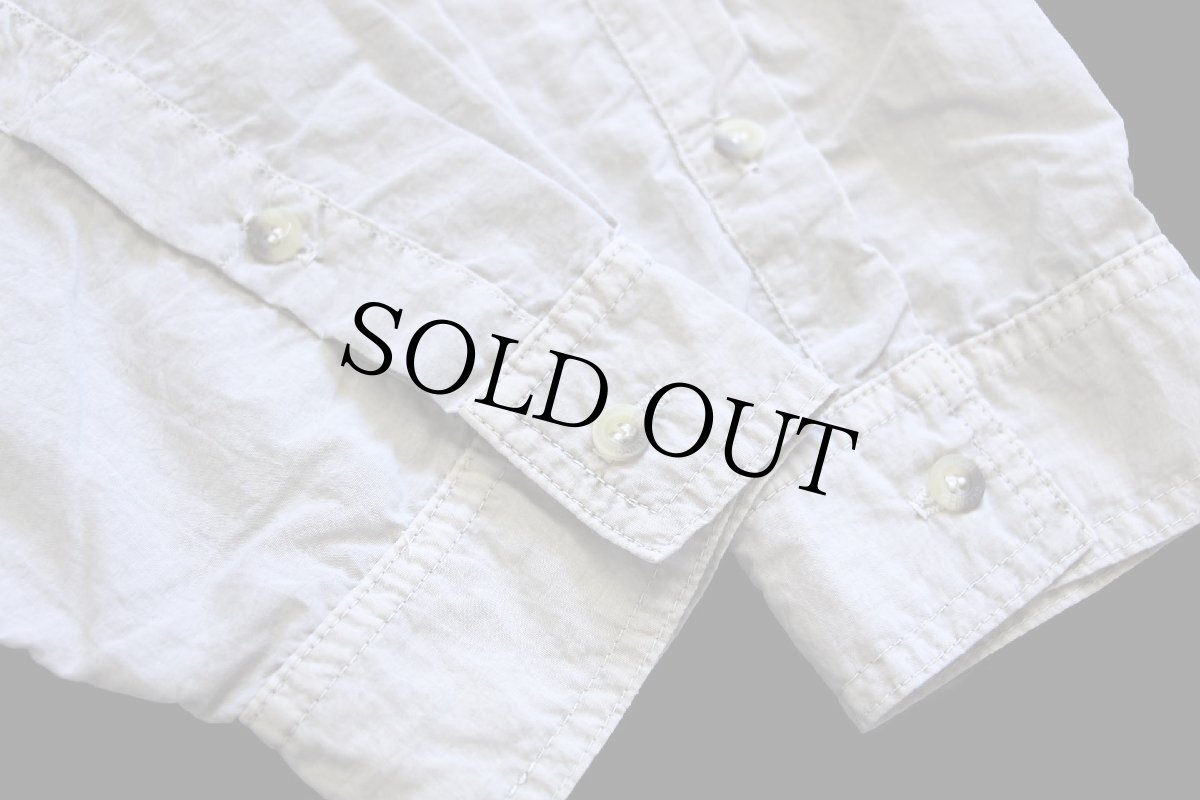 画像6: 90s USA製 GRAMICCIグラミチ ナイロンシャツ グレーベージュ (6)