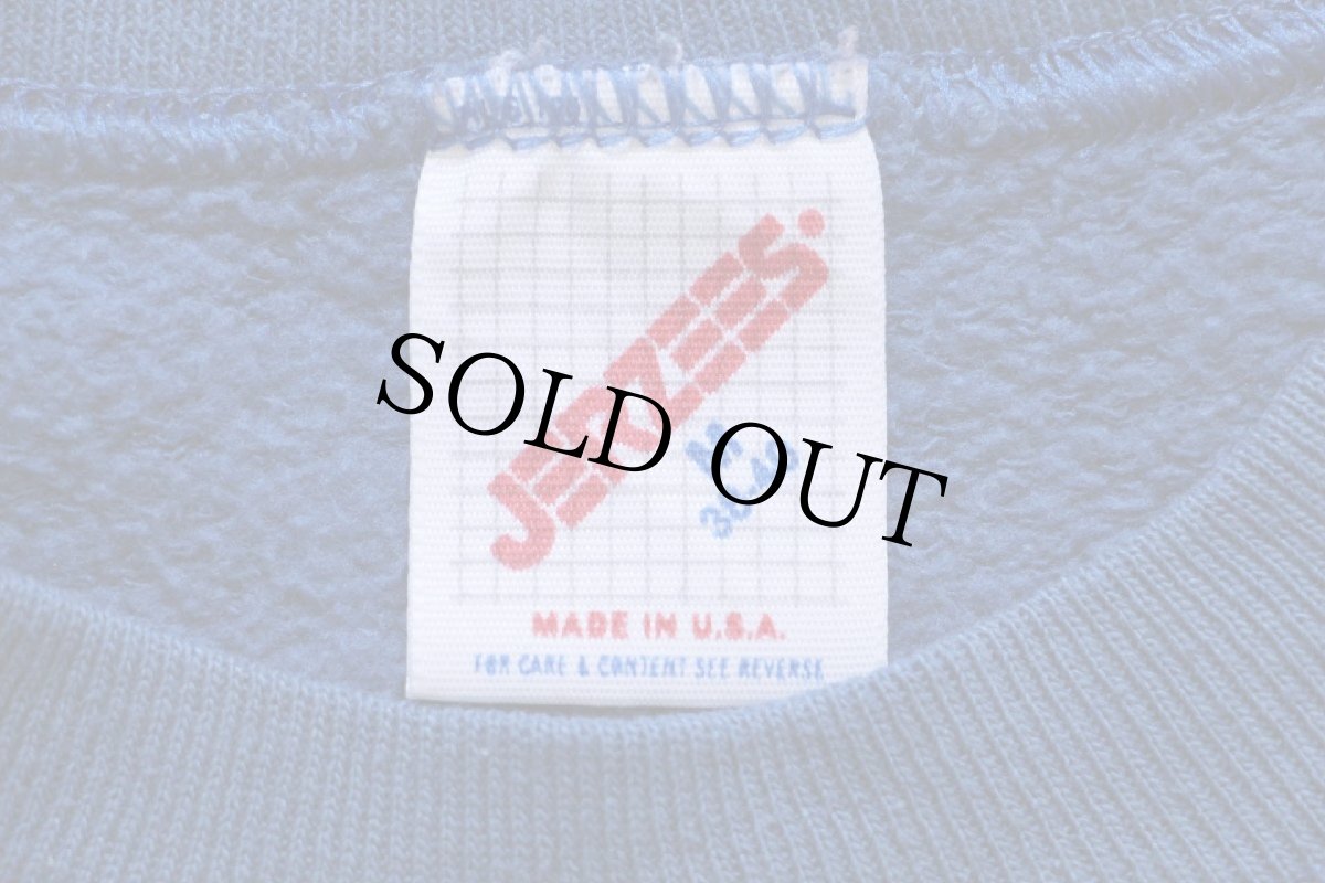 画像5: 80s USA製 Whitesboro WARRIORS インディアンヘッド スウェット 青 M (5)