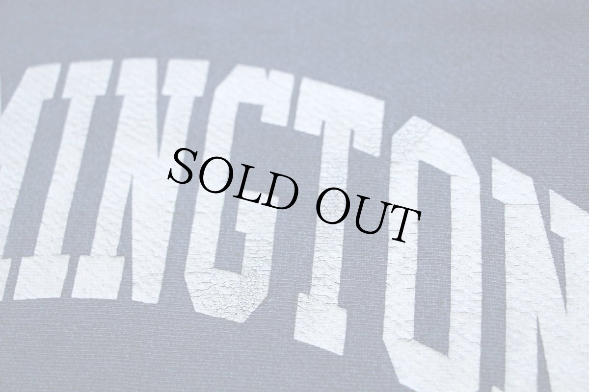 画像4: 00s メキシコ製 Championチャンピオン FARMINGTON ひび割れプリント リバースウィーブ スウェット 紺 XL (4)