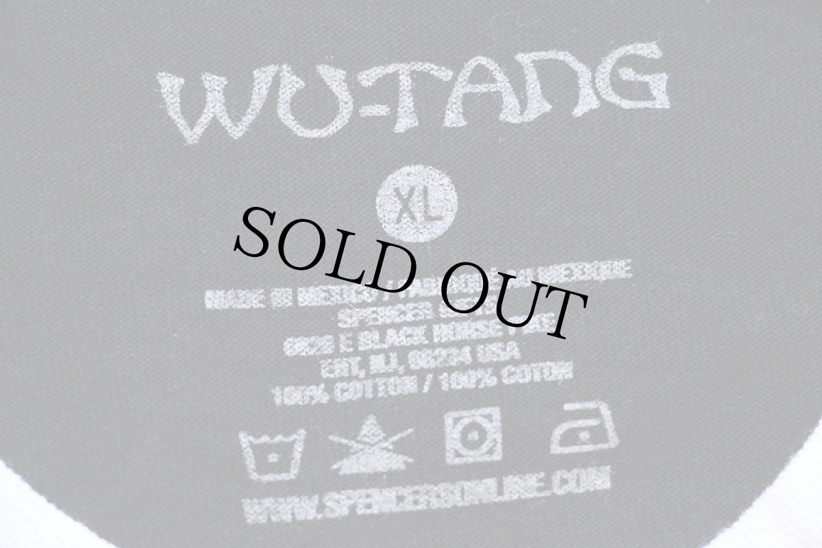 画像5: WU-TANG NEW YORK 1993 ツートン 七分袖 コットン ラグランTシャツ 黒×白 XL (5)