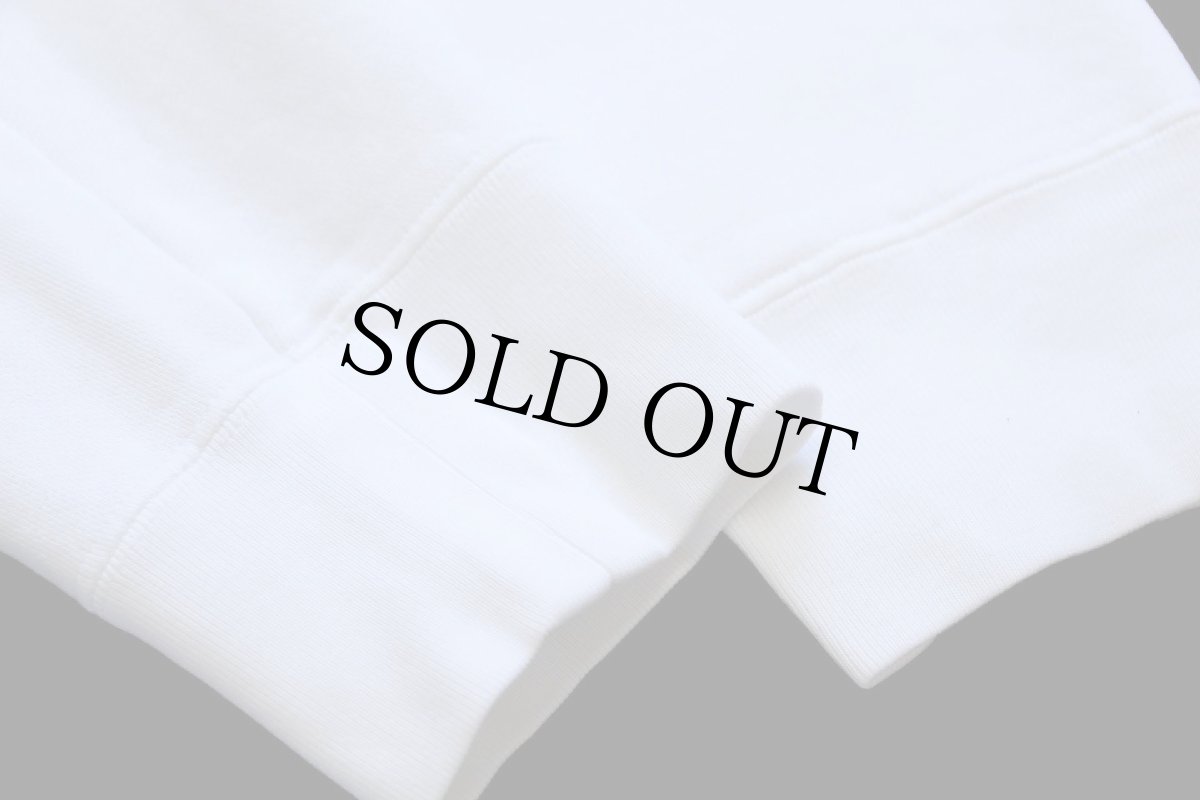 画像6: 00s ポロ ラルフローレン ワンポイント 襟付き ハーフジップ スウェット 白 M (6)