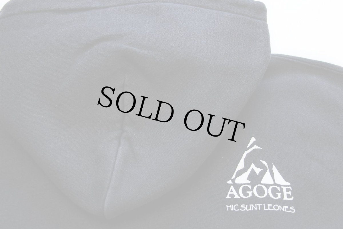 画像5: 00s Championチャンピオン CrossFit AGOGE GYM 両面プリント リバースウィーブ スウェットパーカー 黒 S★フーディー (5)