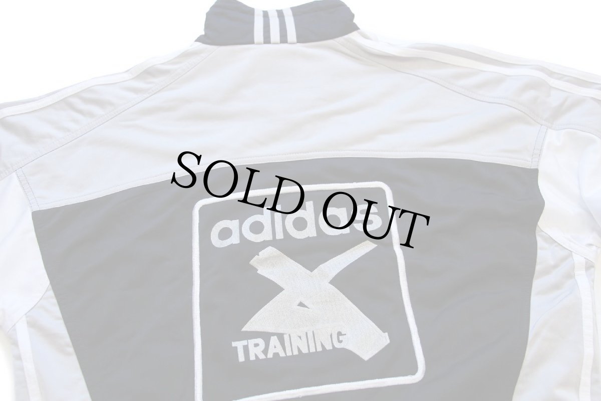 画像4: 90s adidasアディダス TRAINING ロゴ刺繍 マルチカラー ハイネック トラックジャケット S★ジャージ (4)