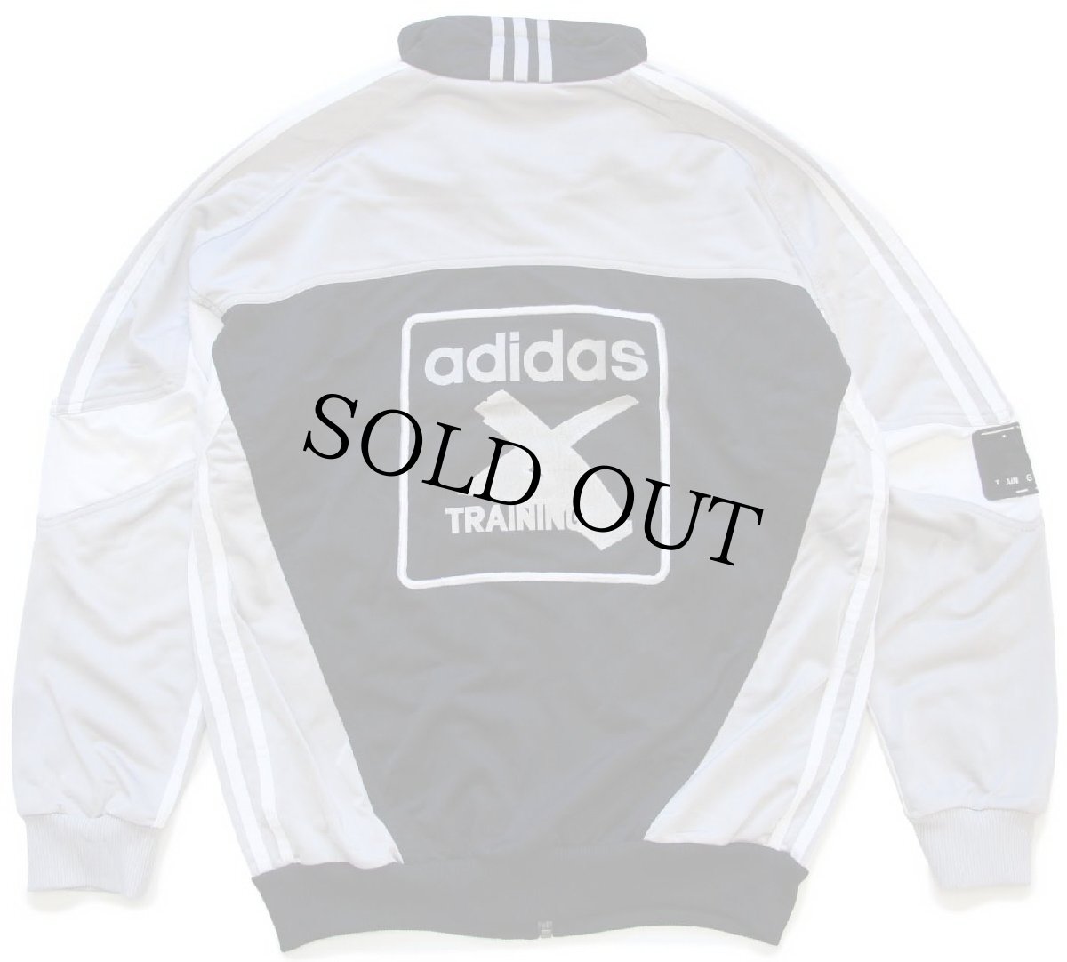 画像2: 90s adidasアディダス TRAINING ロゴ刺繍 マルチカラー ハイネック トラックジャケット S★ジャージ (2)