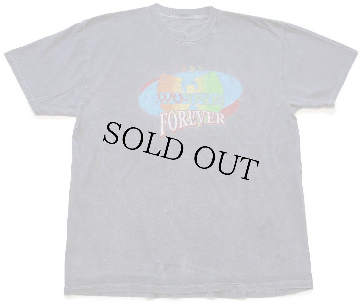 画像2: WU-TANG FOREVER 1997 ウォッシュ加工 Tシャツ チャコールグレー (2)