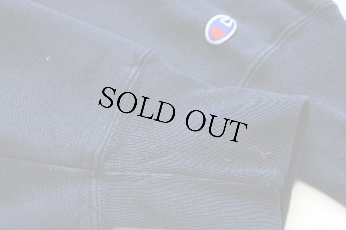 画像6: 00s メキシコ製 Championチャンピオン FARMINGTON ひび割れプリント リバースウィーブ スウェット 紺 XL (6)