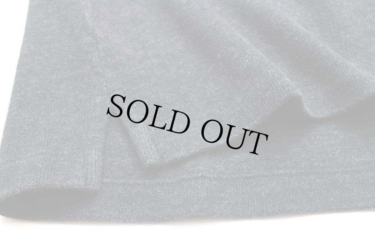 画像5: ポロ ラルフローレン ワンポイント ハイネック ハーフジップ コットン ニット スウェット チャコールグレー L (5)