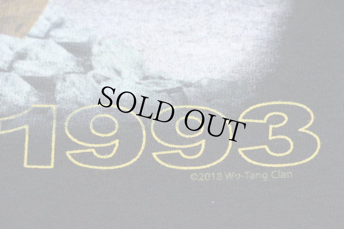 画像4: WU-TANG NEW YORK 1993 ツートン 七分袖 コットン ラグランTシャツ 黒×白 XL (4)