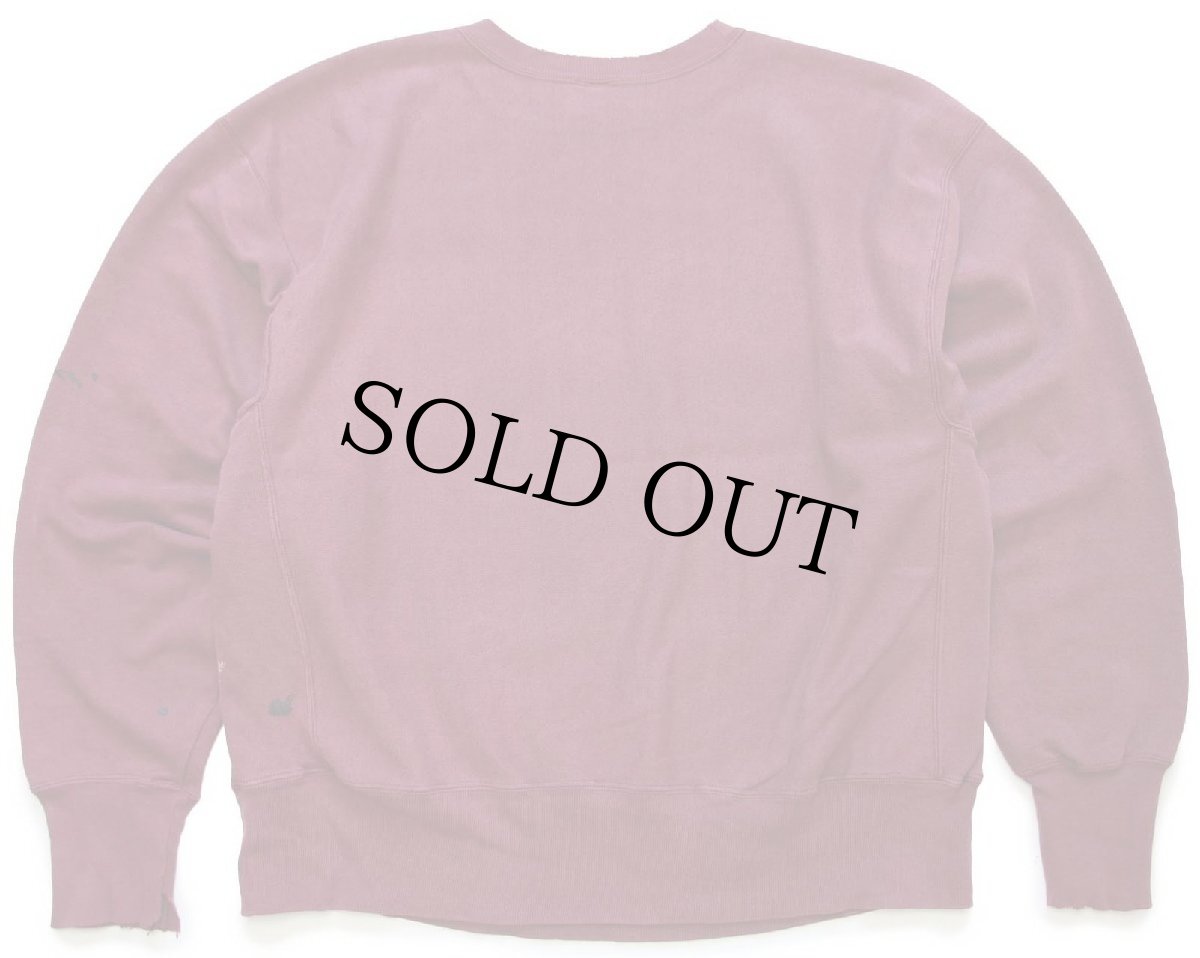 画像2: 00s Championチャンピオン UNIVERSITY OF MASSACHUSETTS リバースウィーブ スウェット バーガンディ フェード XL (2)