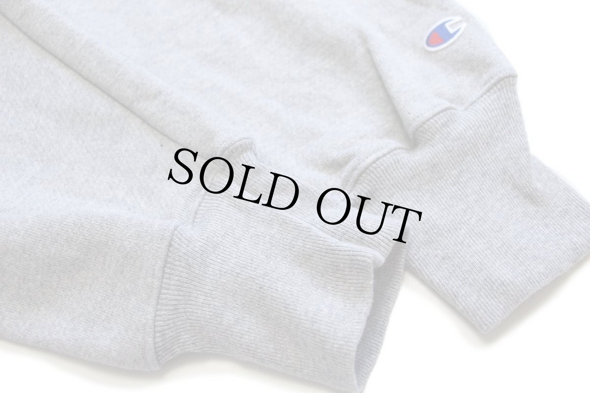 画像6: 00s Championチャンピオン MVC CHAMPIONS HOCKEY Coach 刺繍 リバースウィーブ スウェットパーカー 杢グレー XL (6)