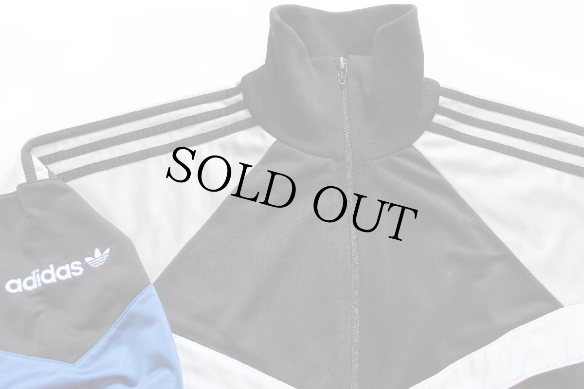 画像3: 90s adidasアディダス トレフォイル ロゴ刺繍 マルチカラー ハイネック ドルマンスリーブ トラックジャケット★ジャージ (3)