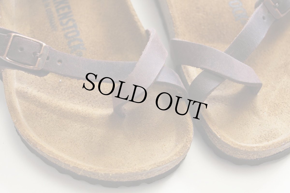 画像6: ドイツ製 BIRKENSTOCKビルケンシュトック Yara ヤラ レザー サンダル ダークブラウン 37/24 (6)
