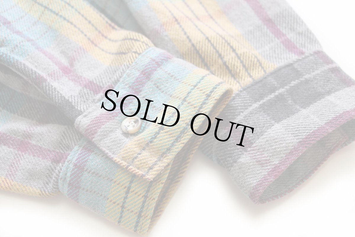 画像6: 90s FIVE BROTHERファイブブラザー チェック コットン フランネルシャツ T-XL (6)