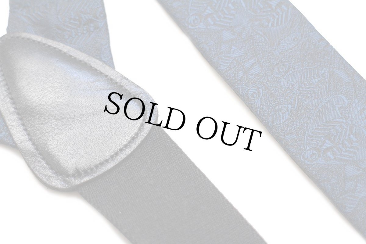 画像5: CAS GERMANY サカナ 総柄 ボタンタブ式 サスペンダー★91 (5)