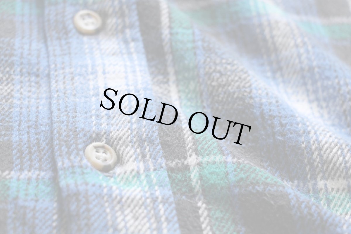 画像5: 90s FIVE BROTHERファイブブラザー オンブレチェック コットン フランネルシャツ T-XL (5)