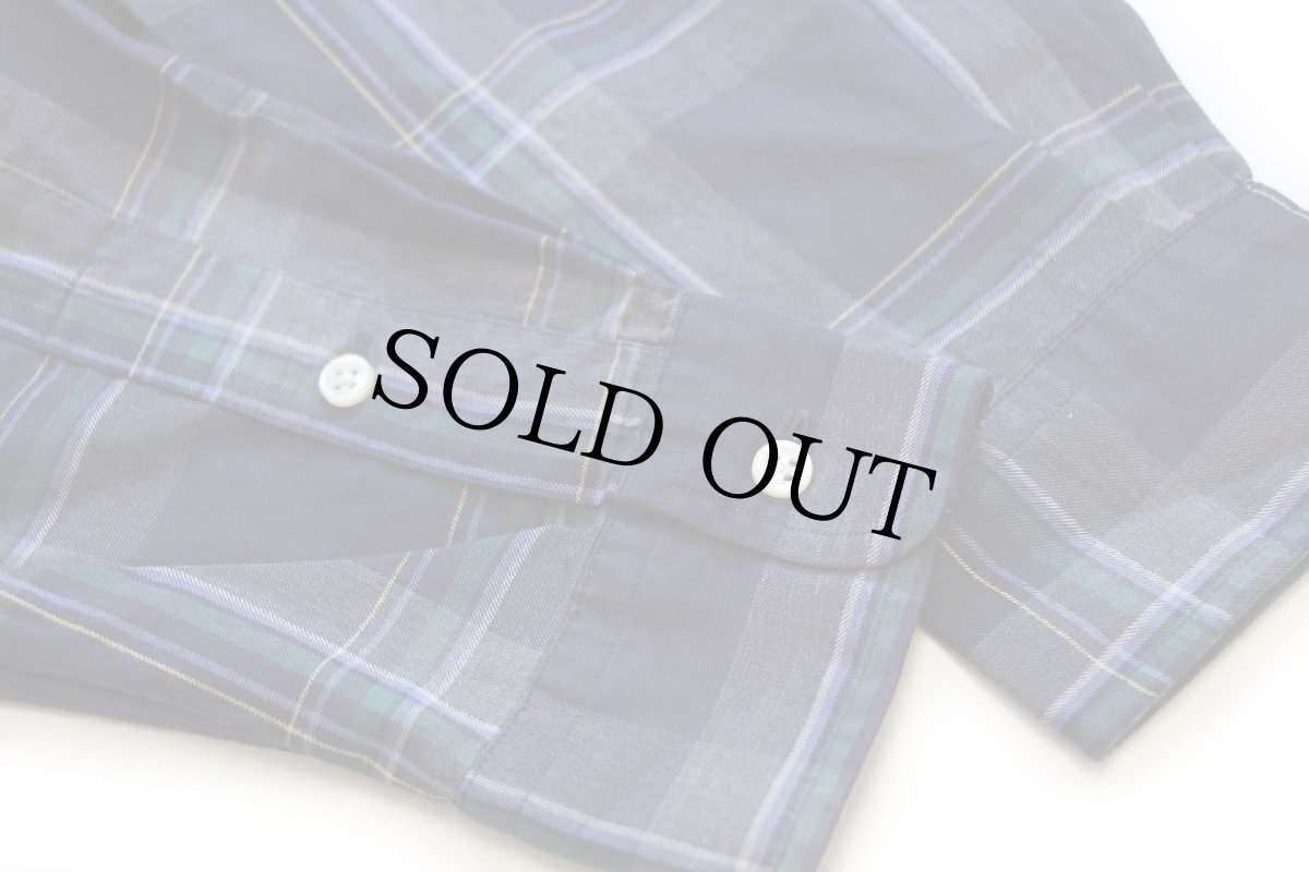 画像6: 00s ラルフローレン BLAKE タータンチェック ボタンダウン コットンシャツ★76 (6)