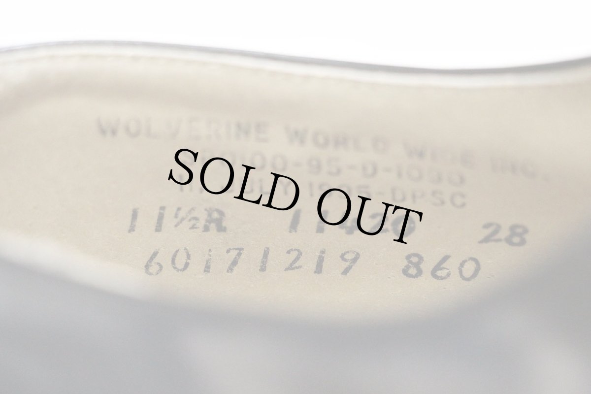 画像5: 90s 米軍 サービスシューズ レザーシューズ 黒 11.5R★革靴 (5)