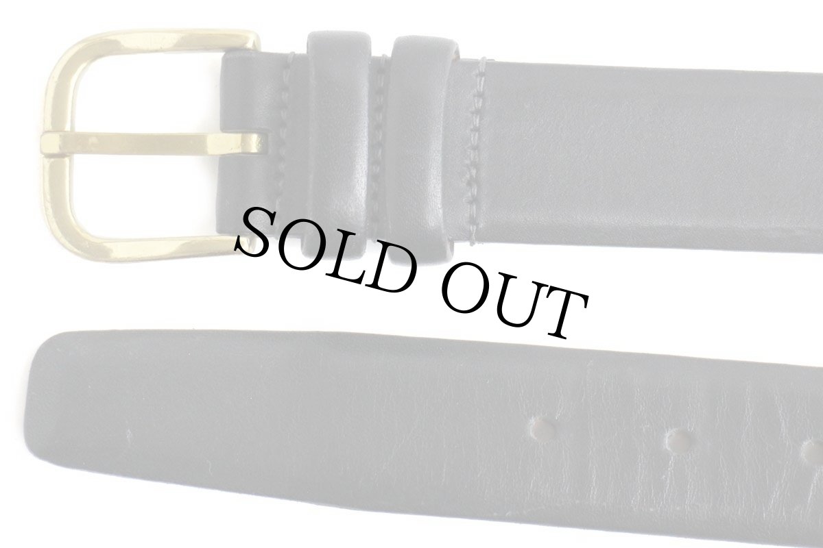 画像2: 90s USA製 UNKNOWN グローブ レザーベルト 黒 34 (2)