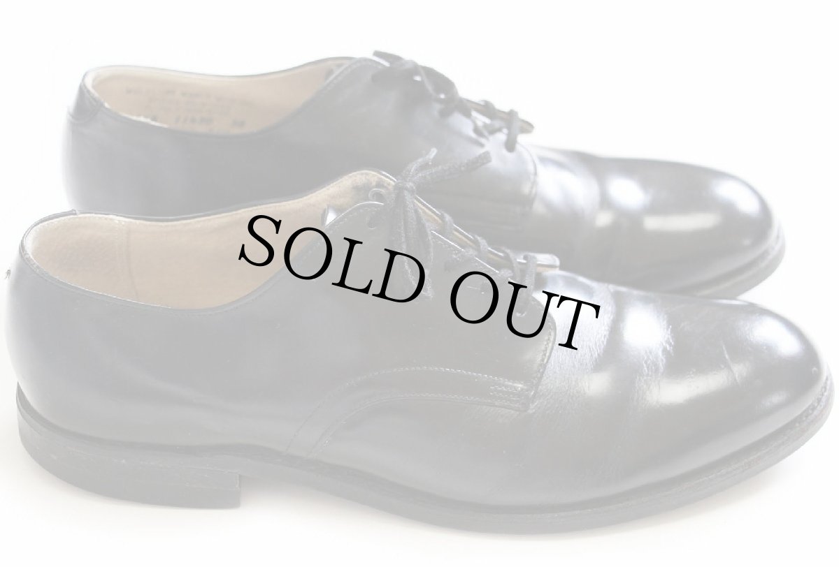 画像3: 90s 米軍 サービスシューズ レザーシューズ 黒 11.5R★革靴 (3)