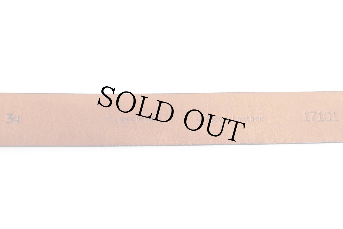 画像4: 90s USA製 UNKNOWN グローブ レザーベルト 黒 34 (4)