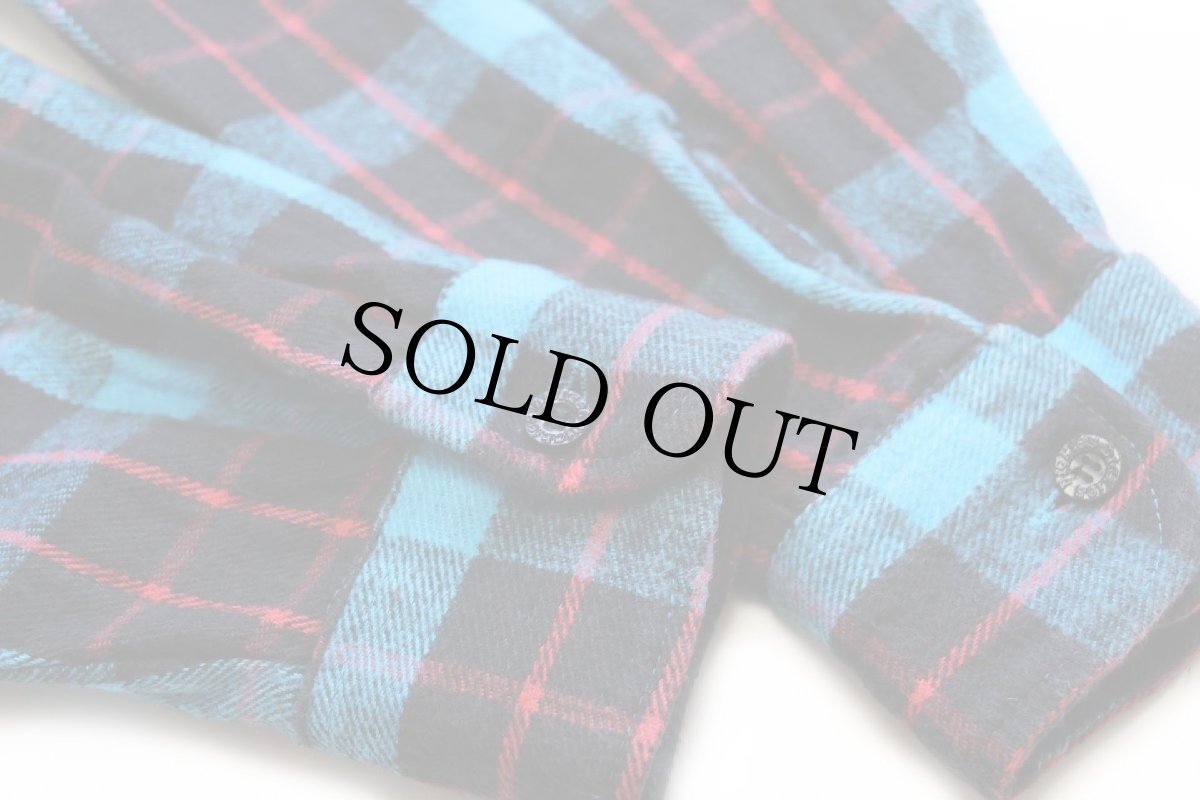 画像6: 90s Dickiesディッキーズ チェック コットン フランネルシャツ M (6)