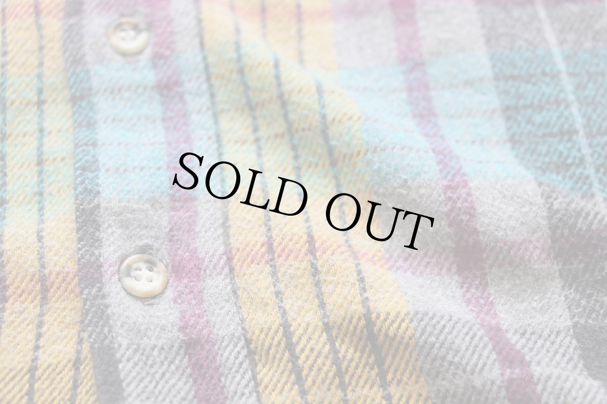 画像5: 90s FIVE BROTHERファイブブラザー チェック コットン フランネルシャツ T-XL (5)