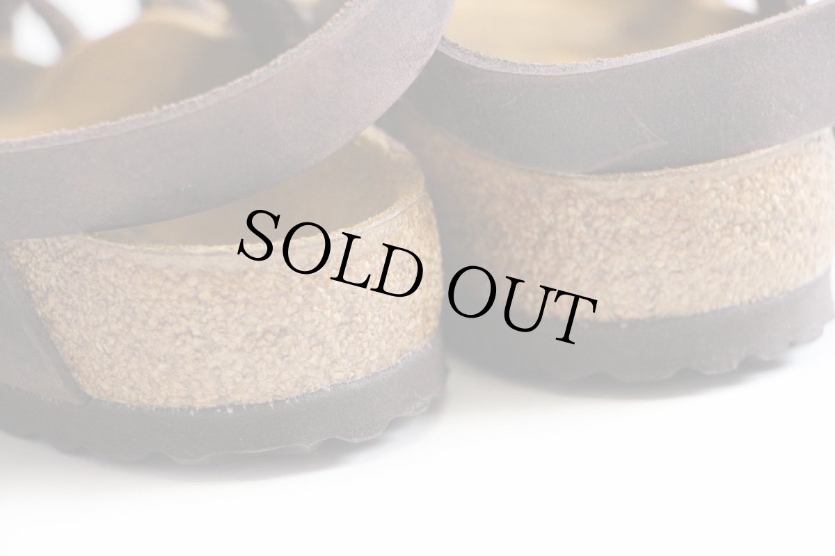 画像7: ドイツ製 BIRKENSTOCKビルケンシュトック Yara ヤラ レザー サンダル ダークブラウン 37/24 (7)