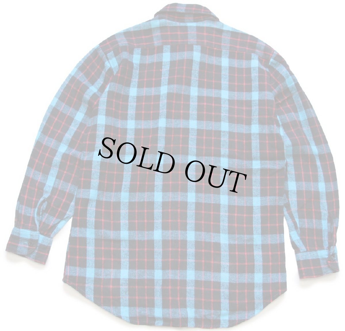 画像2: 90s Dickiesディッキーズ チェック コットン フランネルシャツ M (2)