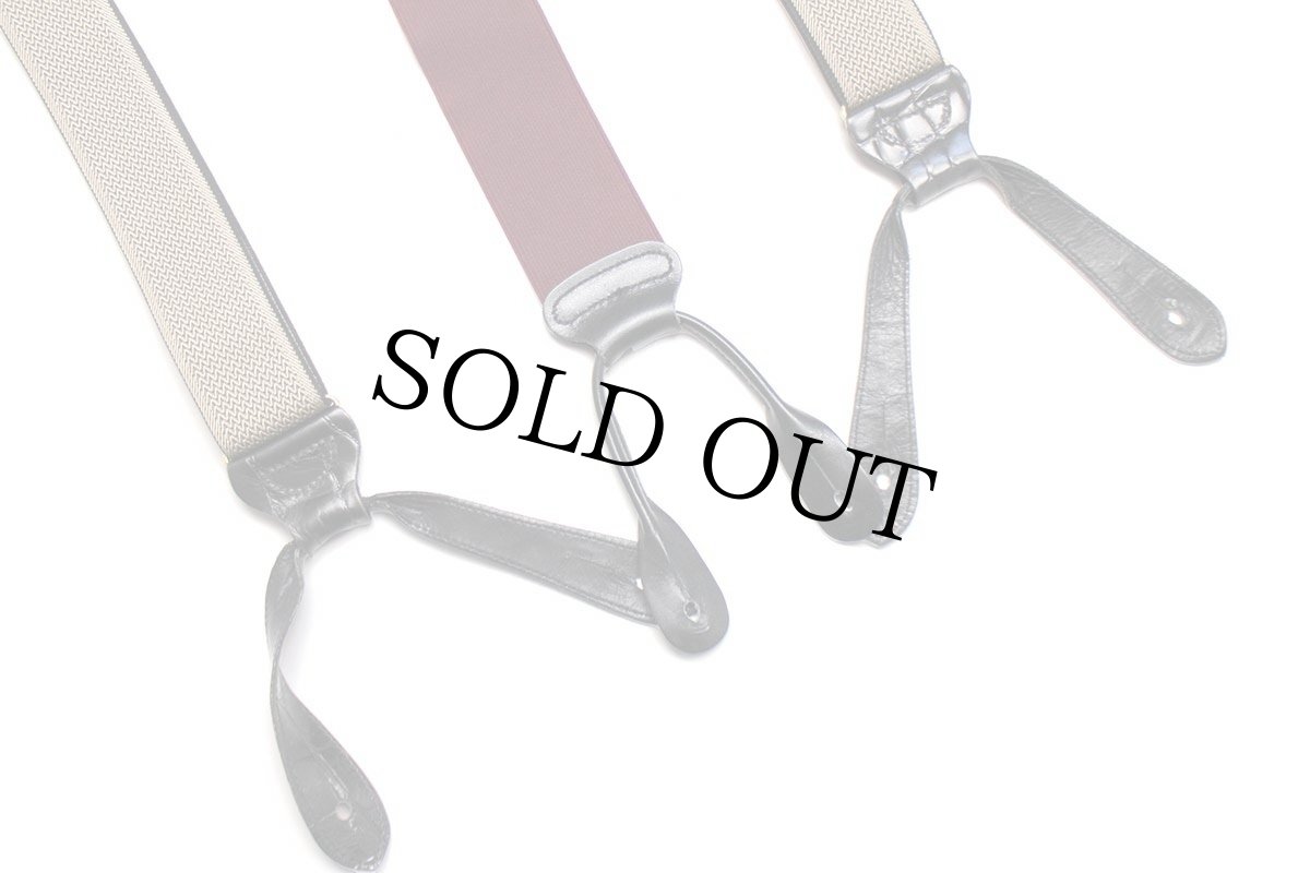 画像6: TRAFALGAR 織り柄 ボタンタブ式 サスペンダー★88 (6)