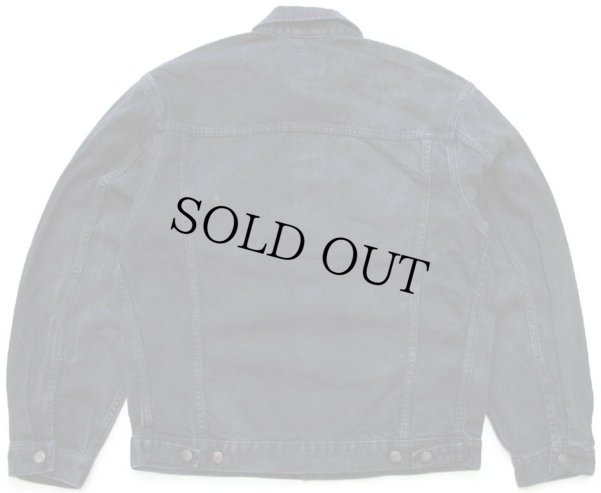 画像2: 00s FADED GLORY ブラック デニムジャケット 4ポケット (2)