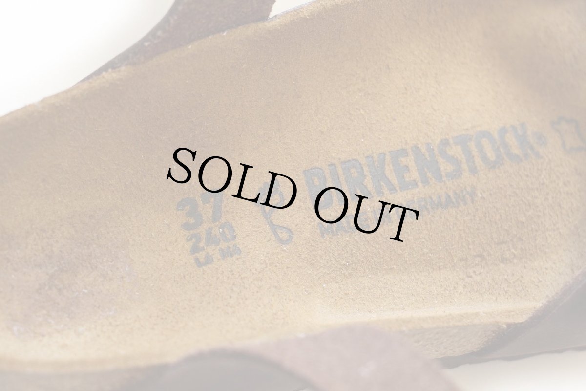 画像5: ドイツ製 BIRKENSTOCKビルケンシュトック Yara ヤラ レザー サンダル ダークブラウン 37/24 (5)