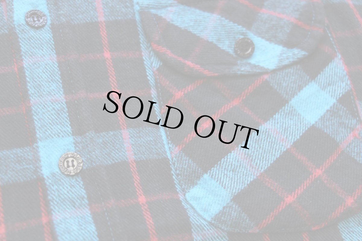 画像5: 90s Dickiesディッキーズ チェック コットン フランネルシャツ M (5)