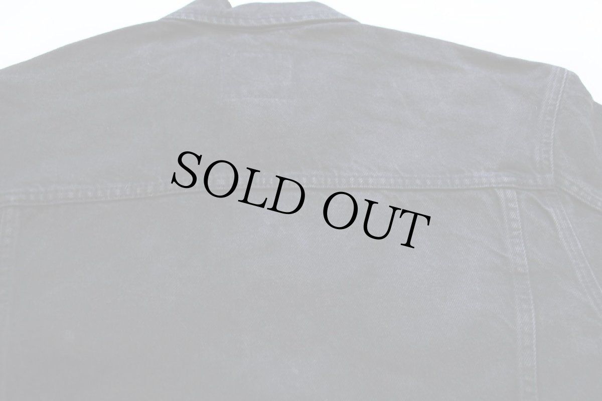 画像5: 00s FADED GLORY ブラック デニムジャケット 4ポケット (5)