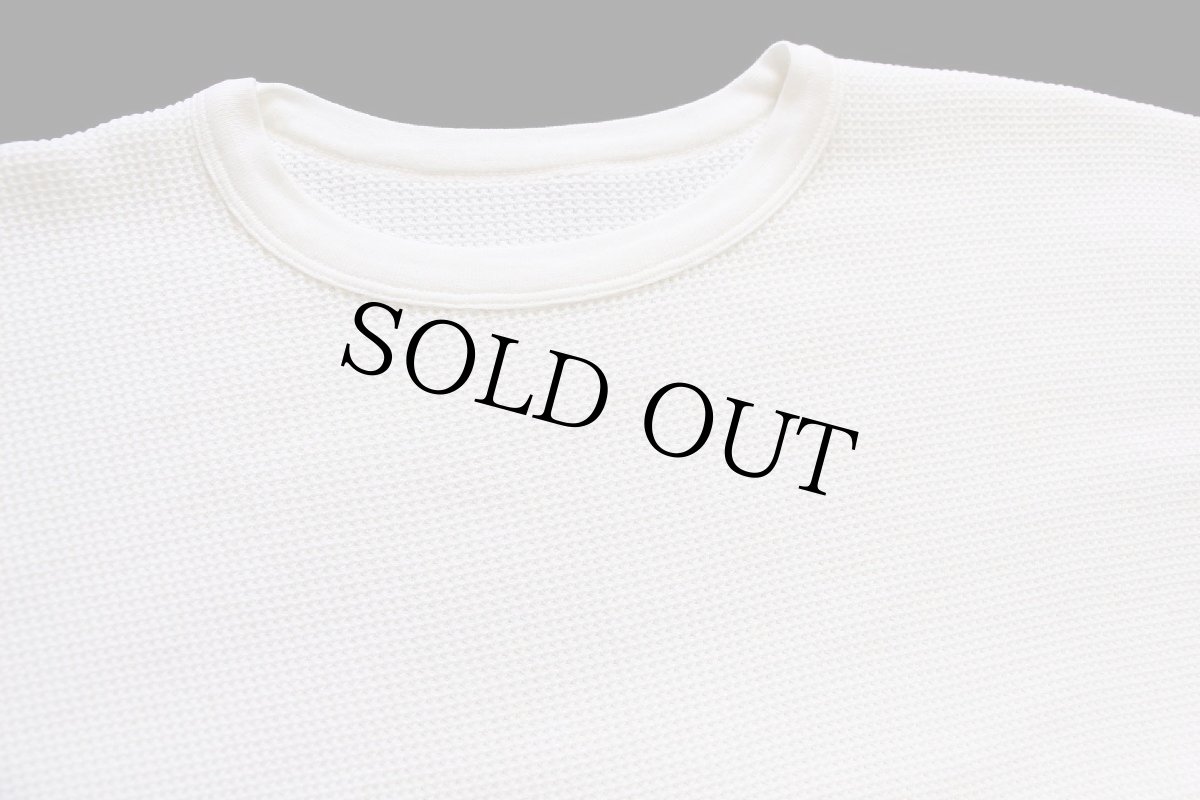 画像4: UNKNOWN コットン サーマルシャツ ナチュラル 特大 (4)