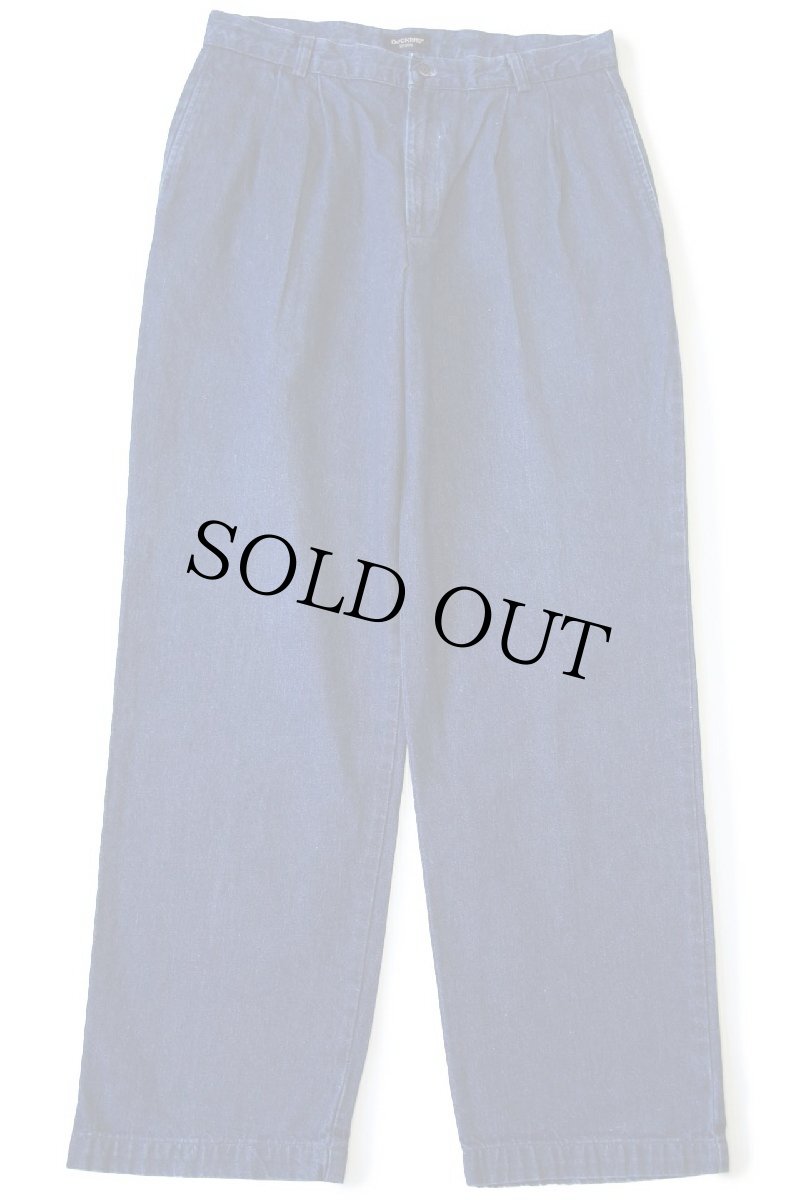画像2: 00s DOCKERSドッカーズ ツータック デニム トラウザーズ w34 L32★Levi'sリーバイス (2)