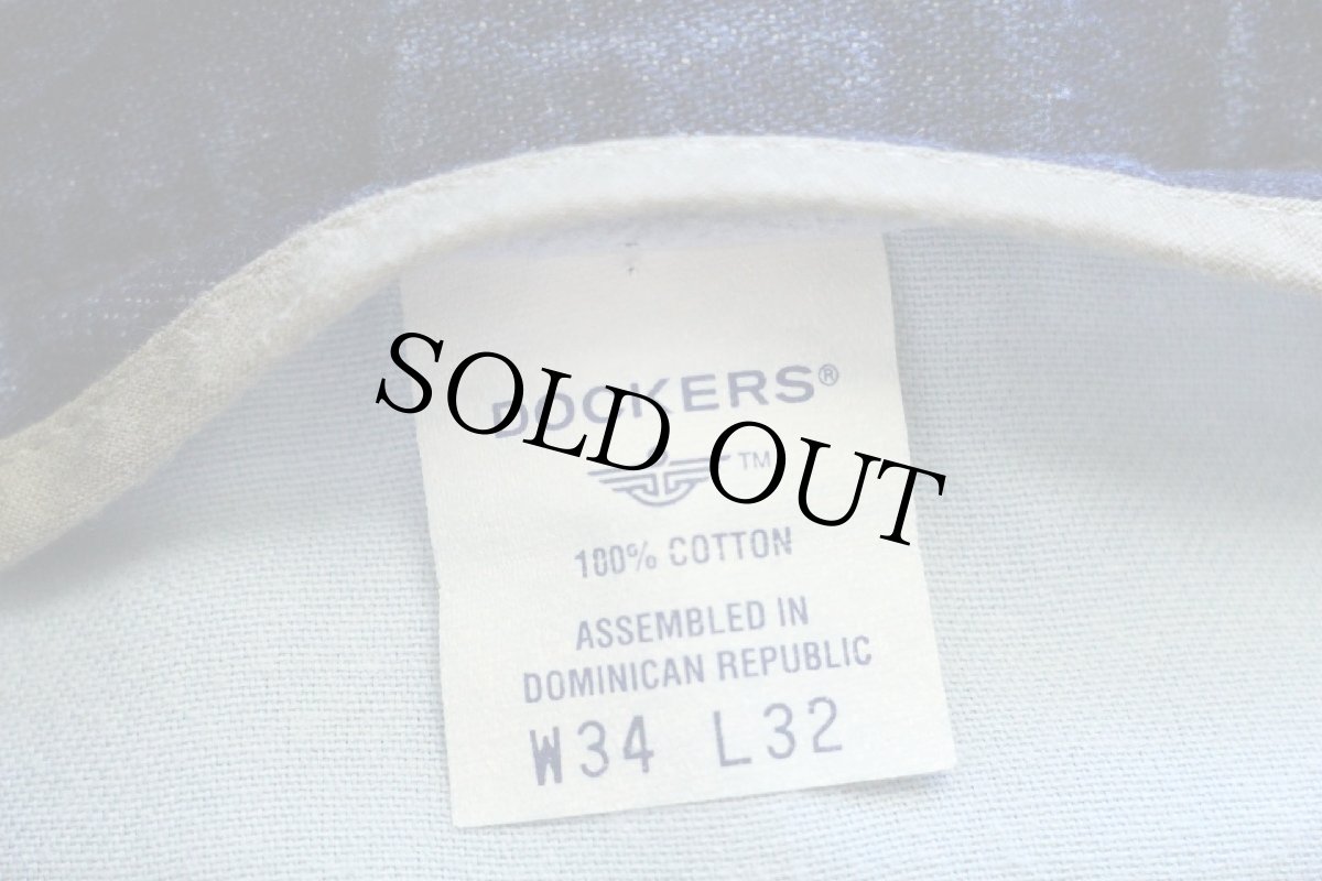 画像6: 00s DOCKERSドッカーズ ツータック デニム トラウザーズ w34 L32★Levi'sリーバイス (6)