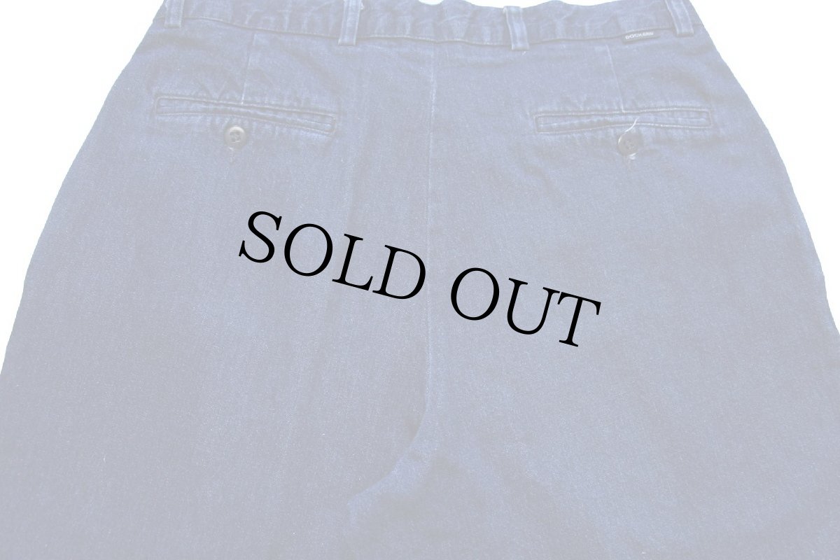 画像5: 00s DOCKERSドッカーズ ツータック デニム トラウザーズ w34 L32★Levi'sリーバイス (5)