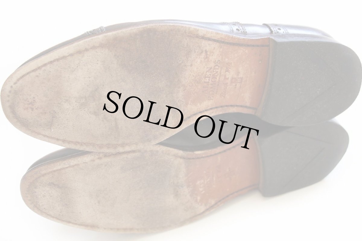 画像4: USA製 Allen Edmonds アレンエドモンズ Strand ストレートチップ レザーシューズ グレーブラウン 8.5 3E★革靴 (4)