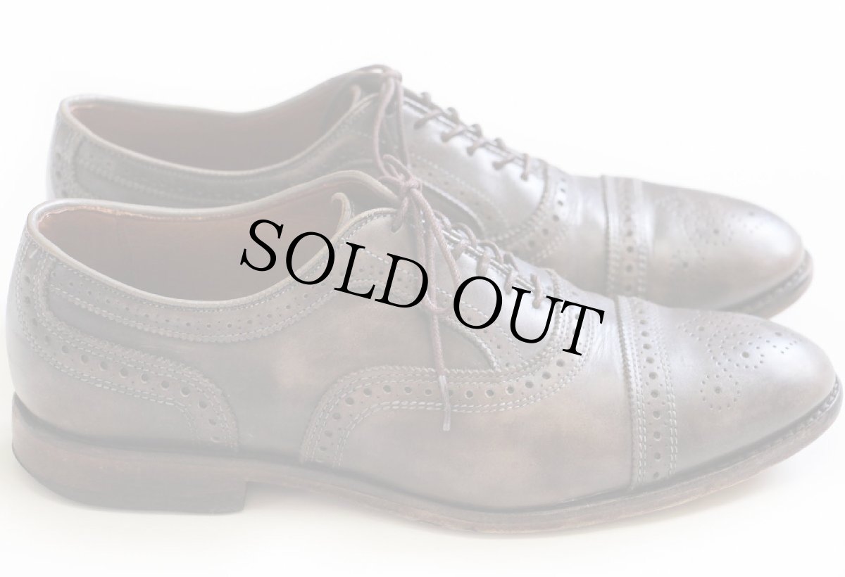 画像3: USA製 Allen Edmonds アレンエドモンズ Strand ストレートチップ レザーシューズ グレーブラウン 8.5 3E★革靴 (3)