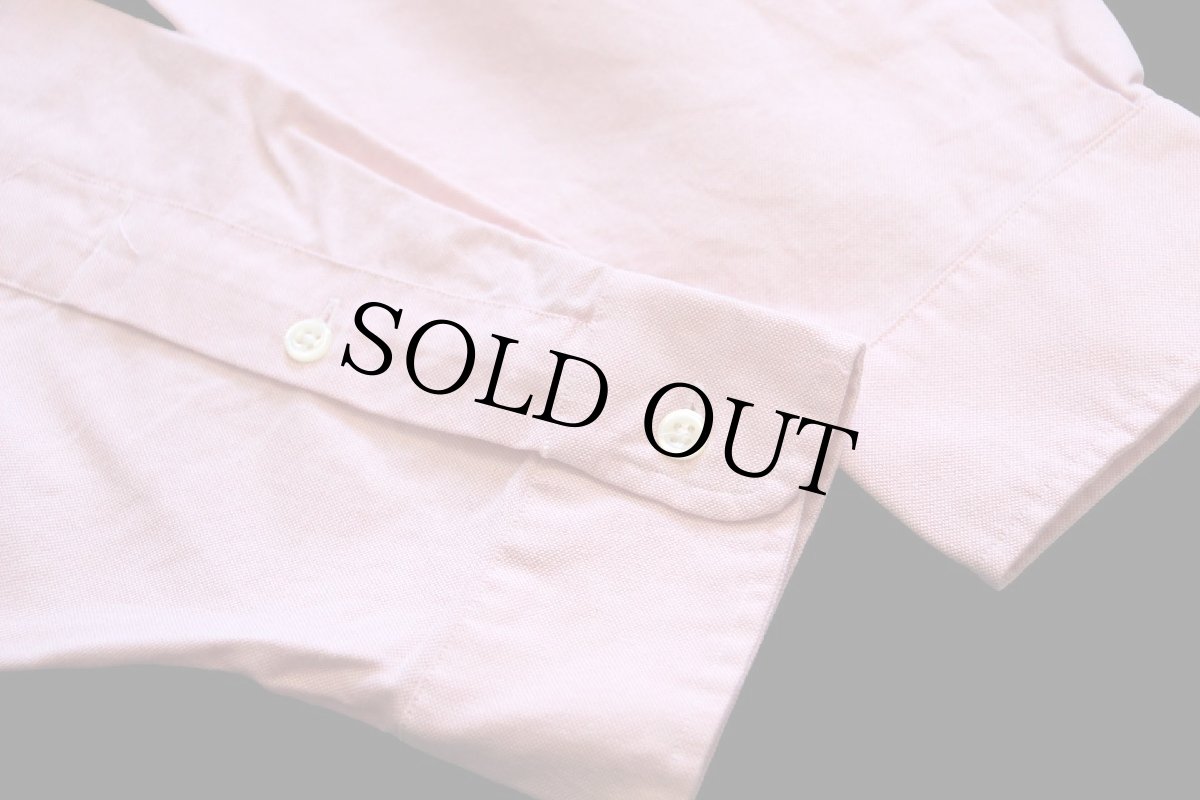 画像6: 00s ラルフローレン BIG SHIRT ワンポイント ポケット付き ボタンダウン オックスフォード コットンシャツ ピンク L (6)