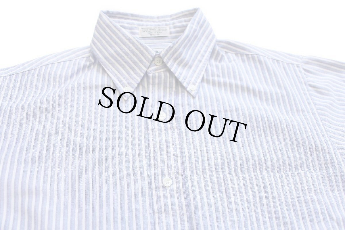 画像3: 90s USA製 L.L.Bean マルチストライプ ボタンダウン オックスフォード コットンシャツ 15.5 (3)